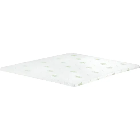 Topper Memory Foam Una Piazza e Mezza 120x200 cm h5 Sfoderabile Aloe