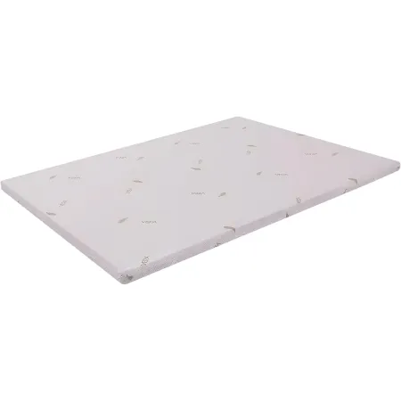 Topper Memory Foam Materasso Matrimoniale 160x195 h5 Sfoderabile Aloe