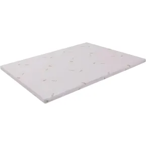 Topper Memory Foam Materasso alla Francese 140x195 h5 Sfoderabile Aloe