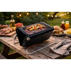 Barbecue DCG 3 in 1 Portatile 1800W Elettrico Gas Carbonella Acciaio 2
