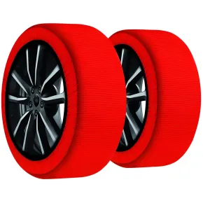 Calze da Neve per Auto Omologate Taglia XS Tessuto ad Alta Aderenza