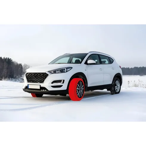 Calze da Neve per Auto Omologate Taglia XS Tessuto ad Alta Aderenza