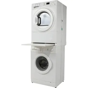 Supporto Sovrapposizione Lavatrice Asciugatrice 60x60 Ripiano Estraibile 2