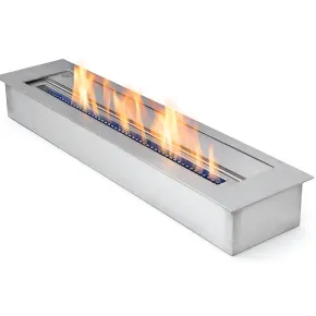 Bruciatore Bioetanolo da Incasso 60x16 a Serranda Apertura Regolabile 2