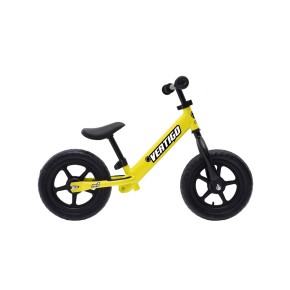 Bicicletta Pedagogica Vertigo Giallo a Spinta No Pedali Bici x Imparare Bambino