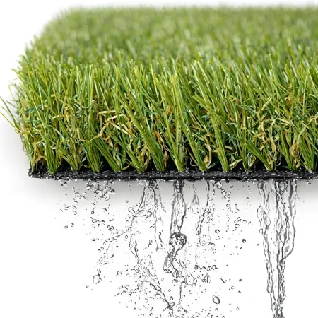 Prato Sintetico Drenante 25 mm 1x25 m Erba Verde Realistica da Esterno