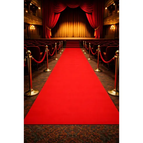 Tappeto Moquette 1x30 m Rosso Passatoia Antiscivolo da Esterno Interno