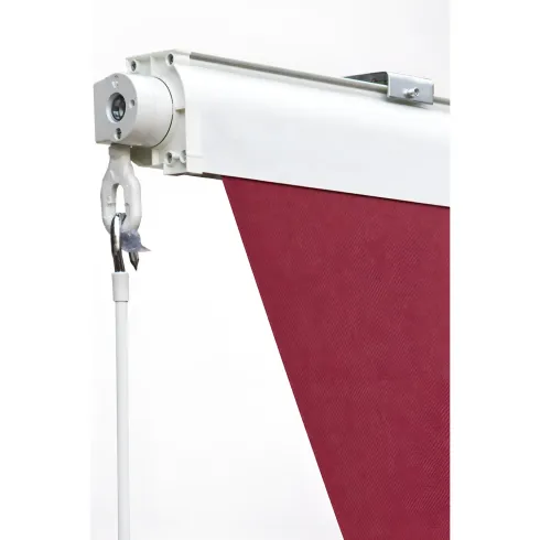 Tenda da Sole 300x300 Rosso Ferrara Cassonata a Caduta Bracci Esterno