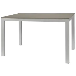 Tavolo Allungabile Pranzo Rettangolare 120x80 Alluminio Larice Grigio