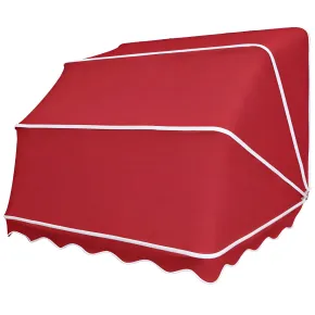 Tenda da Sole Cappottina 180x100 cm Rosso Ferrara Esterno Impermeabile