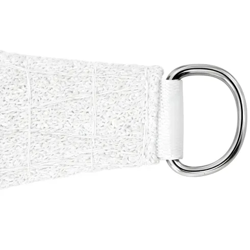 Telo Vela Ombreggiante 360x360 cm Bianco Quadrato da Esterno