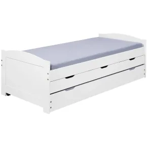 Divano Letto 2 Letti Singoli a Doghe 90x190 con Cassetti Contenitore Estraibile | BricoShop24