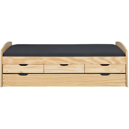 Divano Letto 2 Letti Singoli a doghe 90x200 con Cassetti Contenitore Estraibile