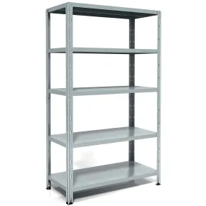 Scaffali 5 Ripiani Rinforzati 100x40 in Metallo Scaffalatura Modulare