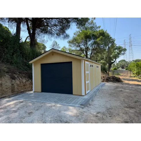 Garage in Legno 3x6 Box Auto Attrezzi da Esterno 21 m2 a Pannelli