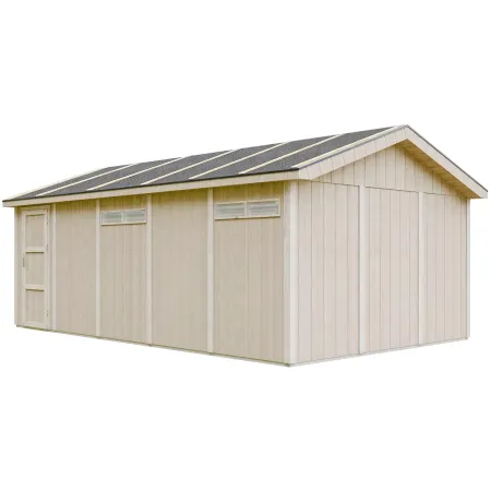Garage in Legno 3x6 Box Auto Attrezzi da Esterno 21 m2 a Pannelli