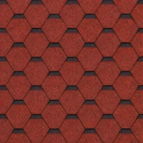Tegole Bituminose Rosso 27 m2 per Copertura Tetto Garage da Esterno