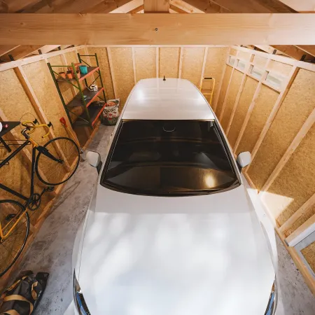 Garage in Legno 3x6 Miele Box Auto Attrezzi Esterno 21 m2 a Pannelli