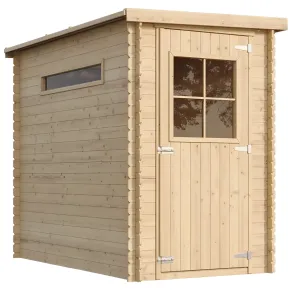 Casetta da Giardino a Parete in Legno 144x239 cm 19 mm