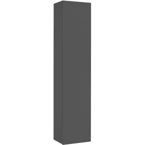 Colonna Armadio Multiuso Antracite Opaco 4 Ripiani 40x30x180 cm Moderno