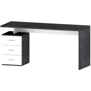 Scrivania con 3 Cassetti Bianco Report Ufficio Studio 160x60x75 cm