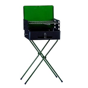 Barbecue a Carbonella Campeggio Portatile Griglia Valigetta da Balcone Giardino | BricoShop24