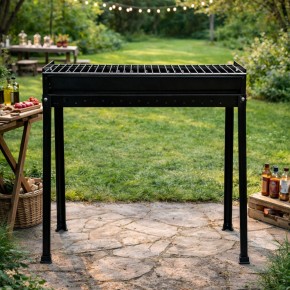 Fornacella per Arrosticini Canalina con Griglia a Carbonella Barbecue 2