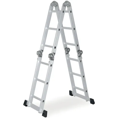 Trabattello Scala 4x3 Multifunzione Max 150kg Lavori Casa Ponteggio Bricolage
