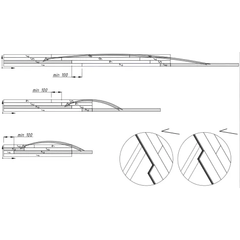 Pavimento per Casetta in Legno da Giardino 446x446 cm