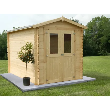 Casetta 2.2x2.2 in Legno 28 mm da Giardino Blockhouse
