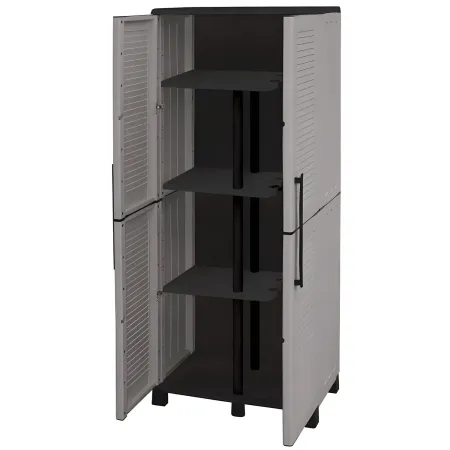 Armadio da Esterno Portascope 68x37x169 cm Ripiani Regolabili