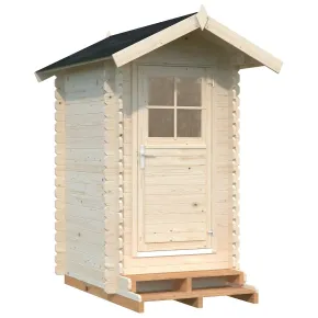 Casetta da Giardino in Legno 138x158 cm 28 mm Blockhouse