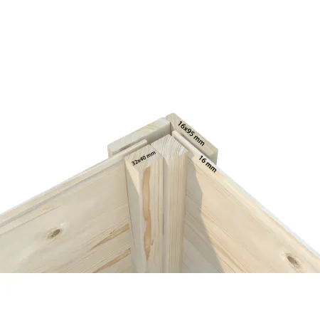 Chiosco in Legno Naturale 16 mm da Esterno 273x190 cm Eventi Bar