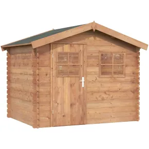 Casetta in Legno Impregnata 2.6x2 19 mm Box per Attrezzi