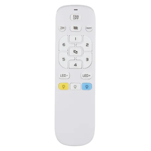 Ventilatore da Soffitto con Luce Nero LED CCT Dimmerabile Telecomando