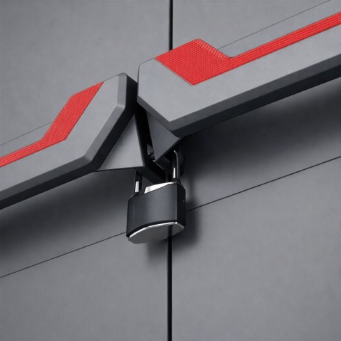 Keter Alto Armadio Grigio Multiuso da Esterno Ripostiglio Organizer Tuttopiani