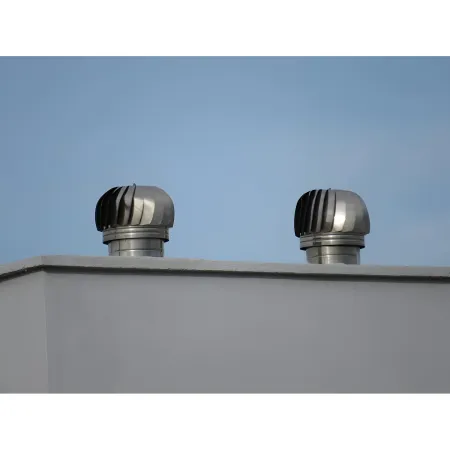 Camino Eolico Turbina Acciaio Inox 27x27 Aspiratore Comignolo Girevole
