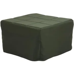 Pouf Letto Singolo Pieghevole Richiudibile Verde 70x70 cm Salvaspazio