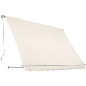 Tenda da Sole a Caduta 100x250 Beige Bracci Senza Cassone da Esterno
