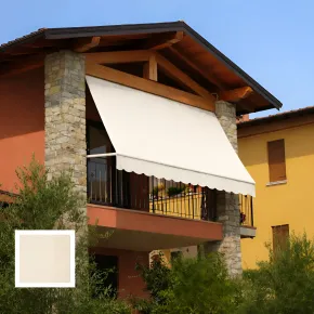 Tenda da Sole a Caduta 300x250 Beige con Bracci Senza Cassone 2