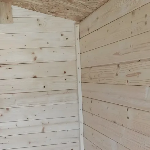Casetta in Legno 2x1.3 con Pavimento Interno Rimessa per Attrezzi da Giardino | BricoShop24