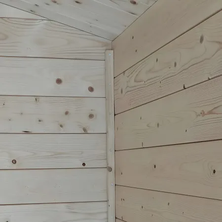 Casetta in Legno Blockhouse 2.5x2 19 mm con Pavimento Ricovero Attrezzi Giardino | BricoShop24