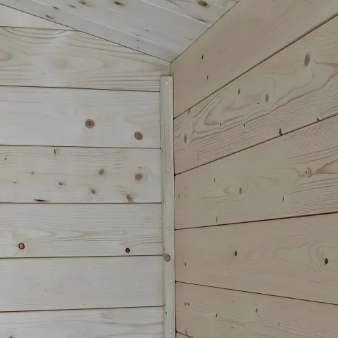Casetta con Pavimento Rimessa per Attrezzi da Giardino in Legno 2x2.5