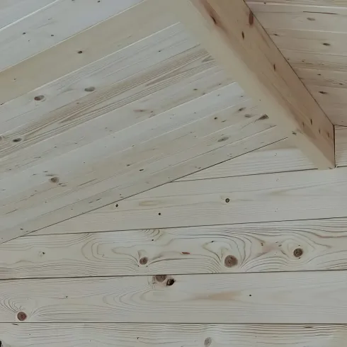 Casetta con Pavimento Rimessa per Attrezzi da Giardino in Legno 2x2.5