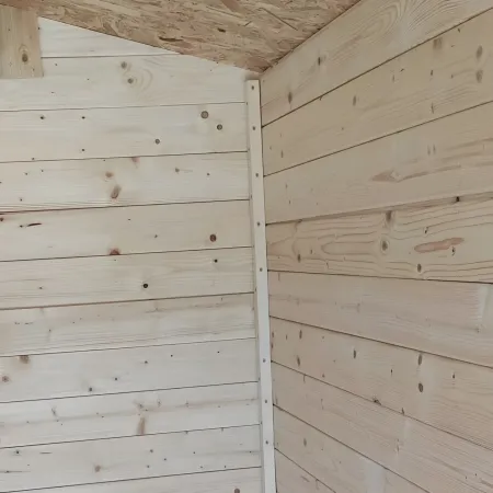 Casetta Armadio in Legno 2x1 con Pavimento Rimessa Attrezzi da Terrazzo Giardino | BricoShop24