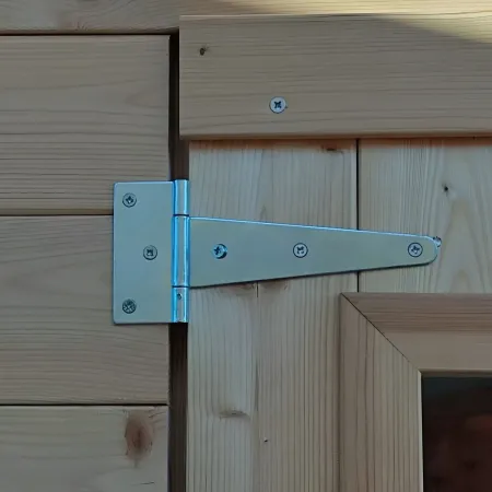 Casetta Armadio in Legno Da Giardino per Attrezzi 124x76 cm