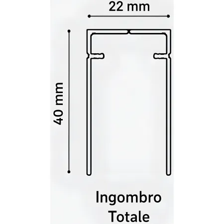 Zanzariera Plissettata Laterale Marrone Guida Bassa Porta 150x240