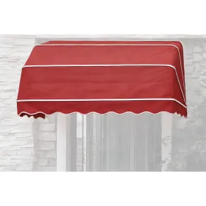 Tenda da Sole Cappottina 120x100 cm Rosso Ferrara Esterno Impermeabile 2