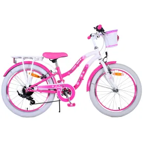 Bicicletta per Bambini 20" Sportiva Rosa Sportiva 7 Marce Cestino