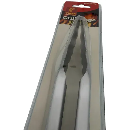 Pinze Barbecue Acciaio Inox Manico Antiscivolo Utensile Griglia